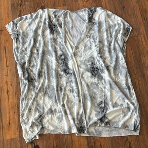 Justin Taylor Tie Dye Beach Cover Up Kimono